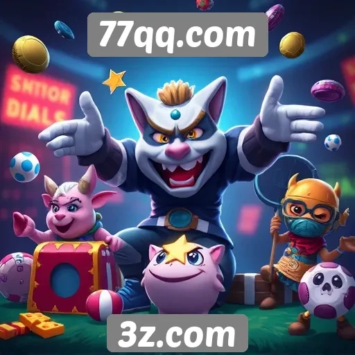 Diversidade de jogos disponíveis em 77qq.com