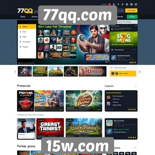 Interface e usabilidade do 77qq.com em foco