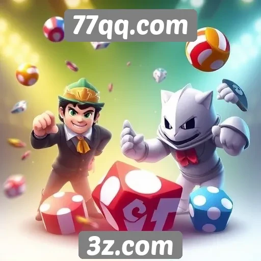 Variedade de jogos disponíveis em 77qq.com